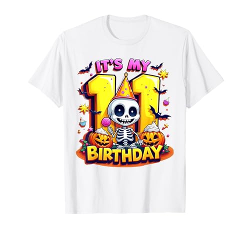 Kids Boo It's My 11th Birthday Girl Cute Ghost Halloween T-Shirt Kids Boo It's My 11th Birthday Girl Cute Ghost Halloween T-Shirt von Halloween 11th Birthday Cute Ghost Costume