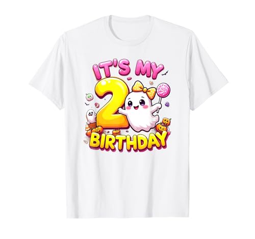 Kids Boo It's My 2nd Birthday Girl Cute Ghost Halloween T-Shirt Kids Boo It's My 2nd Birthday Girl Cute Ghost Halloween T-Shirt von Halloween 2nd Birthday Ghost Cute Costume