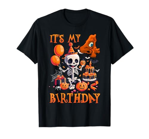 Kids It's My 4th Birthday Boy Halloween Skeleton 4 Years Old T-Shirt Kids It's My 4th Birthday Boy Halloween Skeleton 4 Years Old T-Shirt von Halloween 4th Birthday Boy Skeleton Costume
