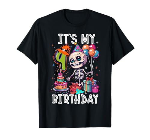 Kids It's My 9th Birthday Boy Halloween Skeleton 9 Years Old T-Shirt Kids It's My 9th Birthday Boy Halloween Skeleton 9 Years Old T-Shirt von Halloween 9th Birthday Boy Skeleton Costume