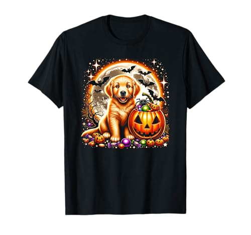 Halloween Puppy Dog Gruseliger Kürbis Jack o Laterne Niedliche Mädchen T-Shirt Halloween Puppy Dog Gruseliger Kürbis Jack o Laterne Niedliche Mädchen T-Shirt von Halloween Animal Outfits Girls Boys Kids