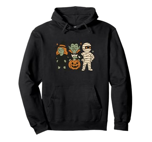 Spooky Squad Halloween Fun: Hexe, Vampir, Mama Pullover Hoodie Spooky Squad Halloween Fun: Hexe, Vampir, Mama Pullover Hoodie von Halloween Animals Spooktober Apparel
