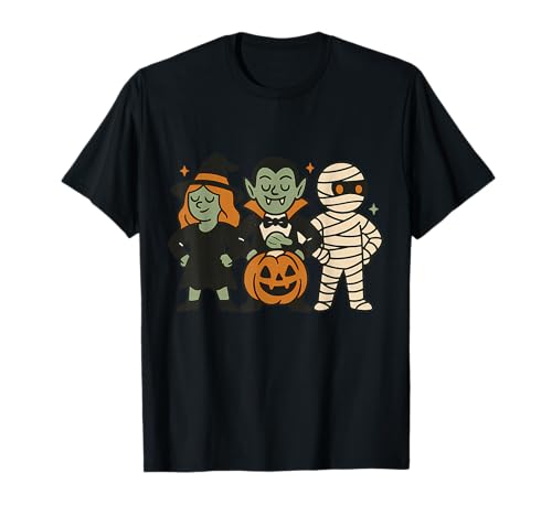 Spooky Squad Halloween Fun: Hexe, Vampir, Mama T-Shirt Spooky Squad Halloween Fun: Hexe, Vampir, Mama T-Shirt von Halloween Animals Spooktober Apparel