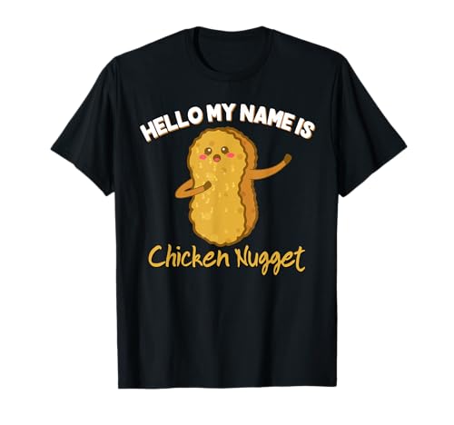 Hello my name is Chicken Nugget Kostüm für Kinder T-Shirt Hello my name is Chicken Nugget Kostüm für Kinder T-Shirt von Halloween Apparel Dabbing Chicken Nugget Costume