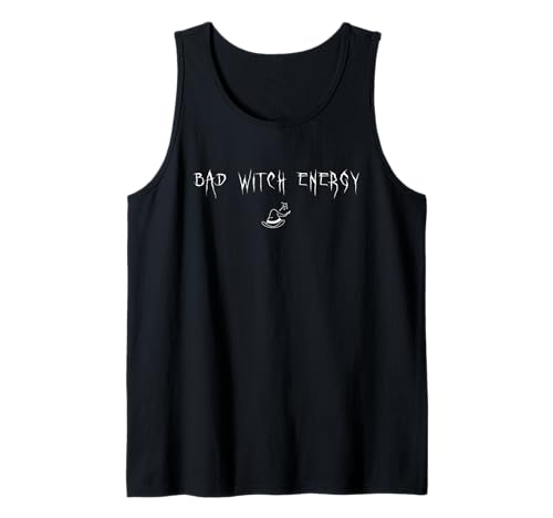 Bad Witch Energy Halloween Hexe Humor Gruselige Jahreszeit Frauen Tank Top von Halloween Bad Witch Spooky Season Women