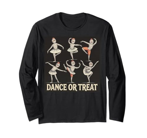 Dance Or Treat Lustiger Halloween-Balletttanz mit Mama im Vintage-Stil Langarmshirt Dance Or Treat Lustiger Halloween-Balletttanz mit Mama im Vintage-Stil Langarmshirt von Halloween Ballet Dance