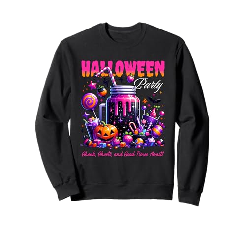 Mädchen Halloween Party Retro Design Kinder Sweatshirt von Halloween Big Graphic Casual Outfits.