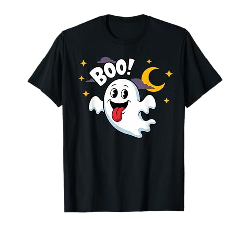 Boo Funny Halloween Costume Ghost Tongue Out Face Kids Boys T-Shirt Boo Funny Halloween Costume Ghost Tongue Out Face Kids Boys T-Shirt von Halloween Boo Gifts