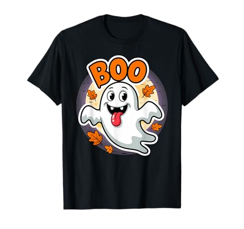 Funny Halloween Costume Ghost Tongue Out Face Kids Boys Boo T-Shirt Funny Halloween Costume Ghost Tongue Out Face Kids Boys Boo T-Shirt von Halloween Boo Graphic Gifts