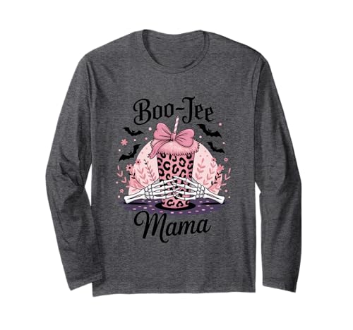 Boo JEE Mama Skelett Hände Halloween Tasse Langarmshirt Boo JEE Mama Skelett Hände Halloween Tasse Langarmshirt von Halloween Boo Jee Mama Skeleton Cup Fashion