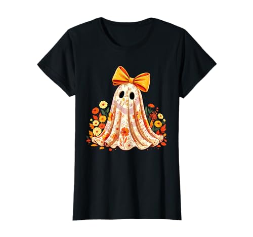 Girlly Lace Ghost Coquette Bow Halloween Vintage Women T-Shirt Girlly Lace Ghost Coquette Bow Halloween Vintage Women T-Shirt von Halloween Bow Ghost Vintage
