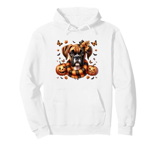 Halloween Graphic for Dog Lovers Women Men Kids Boxer Dog Pullover Hoodie Halloween Graphic for Dog Lovers Women Men Kids Boxer Dog Pullover Hoodie von Halloween Boxer Dog Gifts For Women Men And Kids