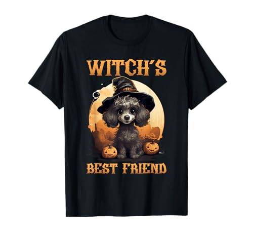 Pudel Halloween Gruselhund Hexen beste Freundin Frauen T-Shirt Pudel Halloween Gruselhund Hexen beste Freundin Frauen T-Shirt von Halloween Boys & Girls Toddler Clothes and Outfits