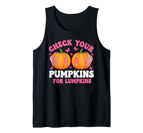 Check Your Pumpkins Women Breast Cancer Awareness Halloween Tank Top Check Your Pumpkins Women Breast Cancer Awareness Halloween Tank Top von Halloween Breast Cancer Awareness Shirt