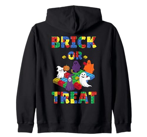 Brick Or Treat Brick Master Builder Lustiges Halloween für Kinder Kapuzenjacke Brick Or Treat Brick Master Builder Lustiges Halloween für Kinder Kapuzenjacke von Halloween Brick Builder Kids Building Blocks Funny
