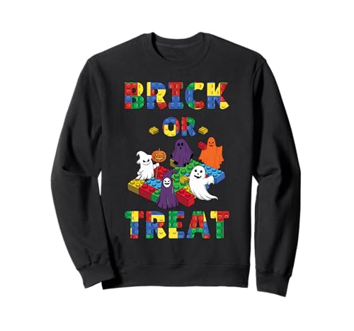 Brick Or Treat Brick Master Builder Lustiges Halloween für Kinder Sweatshirt Brick Or Treat Brick Master Builder Lustiges Halloween für Kinder Sweatshirt von Halloween Brick Builder Kids Building Blocks Funny