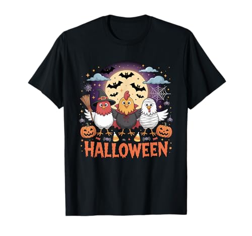 Halloween Chickens Witch Vampire Mummy Kids Costume Funny T-Shirt Halloween Chickens Witch Vampire Mummy Kids Costume Funny T-Shirt von Halloween Chickens Witch Men Women Boys Cool Tee