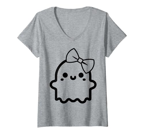 Damen Weiblicher Geist - Halloween T-Shirt mit V-Ausschnitt von Halloween Clothing & Costumes