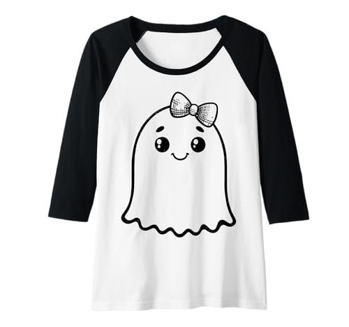 Damen Weiblicher Totenkopf - Halloween Raglan von Halloween Clothing & Costumes