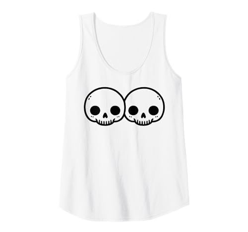 Damen Weiblicher Totenkopf - Halloween Tank Top von Halloween Clothing & Costumes