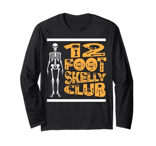 Skelly Club 3,6 m – Halloween Langarmshirt von Halloween Clothing & Costumes