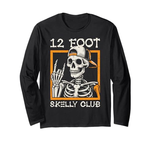 Skelly Club 3,6 m – Halloween Langarmshirt von Halloween Clothing & Costumes