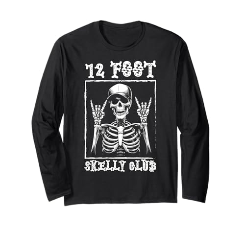 Skelly Club 3,6 m – Halloween Langarmshirt von Halloween Clothing & Costumes