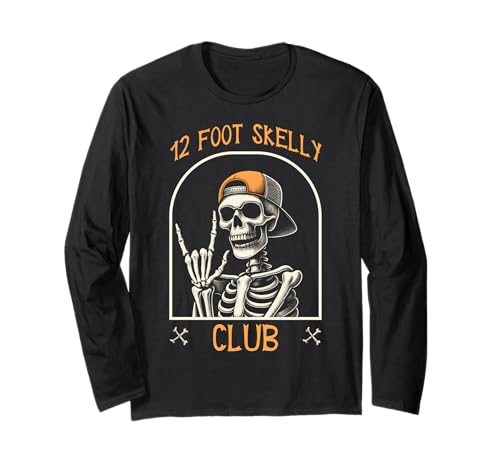 Skelly Club 3,6 m – Halloween Langarmshirt von Halloween Clothing & Costumes