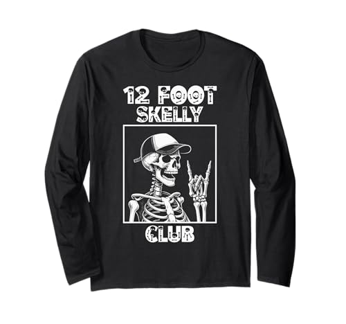 Skelly Club 3,6 m – Halloween Langarmshirt von Halloween Clothing & Costumes