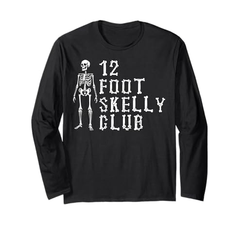 Skelly Club 3,6 m – Halloween Langarmshirt von Halloween Clothing & Costumes