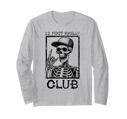 Skelly Club 3,6 m – Halloween Langarmshirt von Halloween Clothing & Costumes