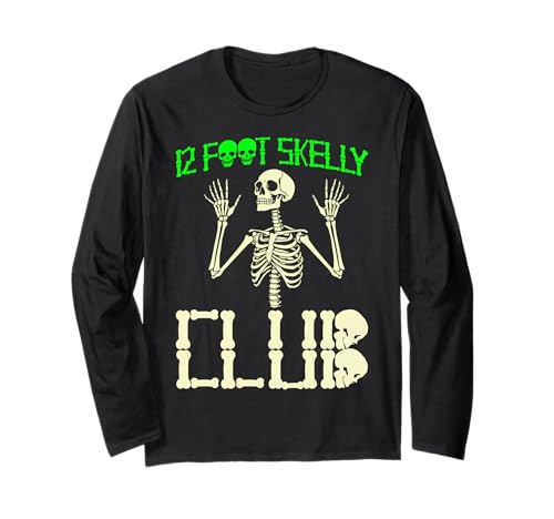 Skelly Club 3,6 m – Halloween Langarmshirt von Halloween Clothing & Costumes