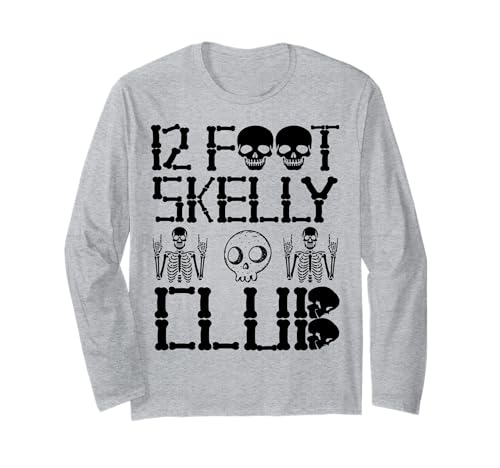 Skelly Club 3,6 m – Halloween Langarmshirt von Halloween Clothing & Costumes