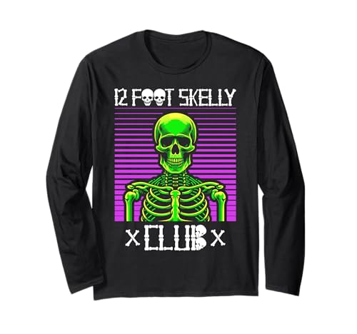 Skelly Club 3,6 m – Halloween Langarmshirt von Halloween Clothing & Costumes