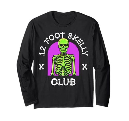Skelly Club 3,6 m – Halloween Langarmshirt von Halloween Clothing & Costumes