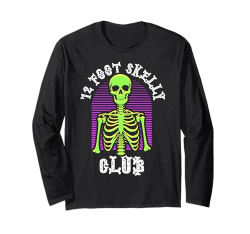 Skelly Club 3,6 m – Halloween Langarmshirt von Halloween Clothing & Costumes