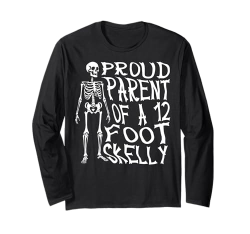 Stolze Eltern eines 3,6 m Skelly – Halloween Langarmshirt von Halloween Clothing & Costumes