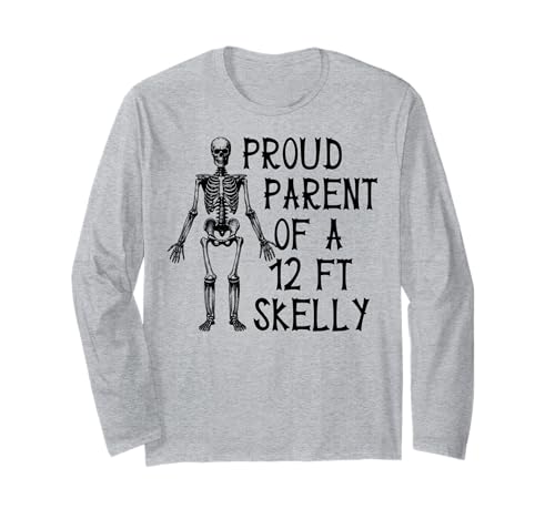 Stolze Eltern eines 3,6 m Skelly – Halloween Langarmshirt von Halloween Clothing & Costumes