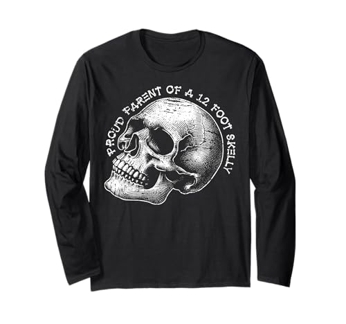 Stolze Eltern eines 3,6 m Skelly – Halloween Langarmshirt von Halloween Clothing & Costumes