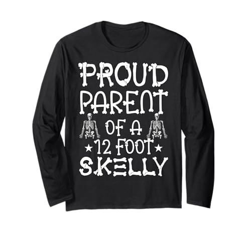 Stolze Eltern eines 3,6 m Skelly – Halloween Langarmshirt von Halloween Clothing & Costumes