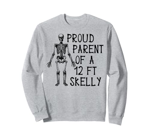 Stolze Eltern eines 3,6 m Skelly – Halloween Sweatshirt von Halloween Clothing & Costumes