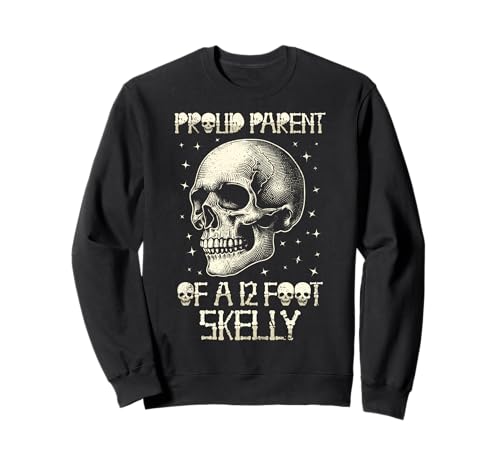 Stolze Eltern eines 3,6 m Skelly – Halloween Sweatshirt von Halloween Clothing & Costumes