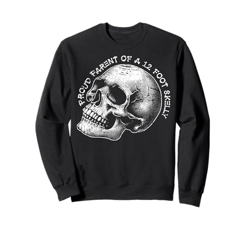 Stolze Eltern eines 3,6 m Skelly – Halloween Sweatshirt von Halloween Clothing & Costumes