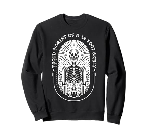 Stolze Eltern eines 3,6 m Skelly – Halloween Sweatshirt von Halloween Clothing & Costumes