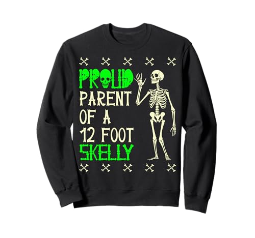 Stolze Eltern eines 3,6 m Skelly – Halloween Sweatshirt von Halloween Clothing & Costumes