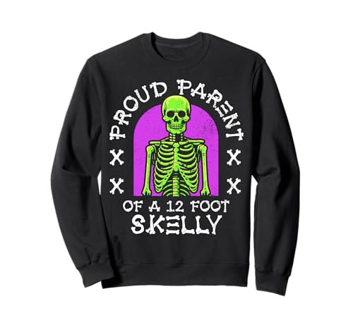 Stolze Eltern eines 3,6 m Skelly – Halloween Sweatshirt von Halloween Clothing & Costumes