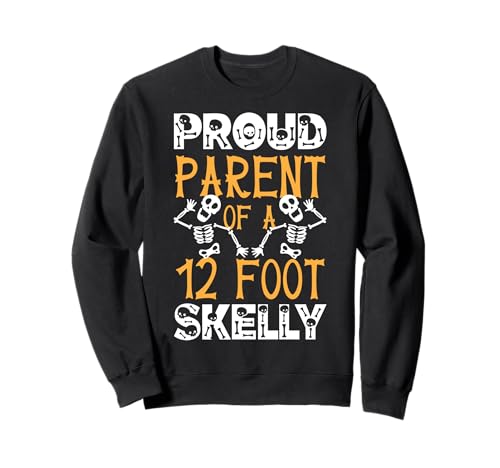 Stolze Eltern eines 3,6 m Skelly – Halloween Sweatshirt von Halloween Clothing & Costumes
