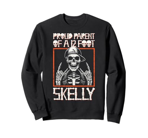 Stolze Eltern eines 3,6 m Skelly – Halloween Sweatshirt von Halloween Clothing & Costumes