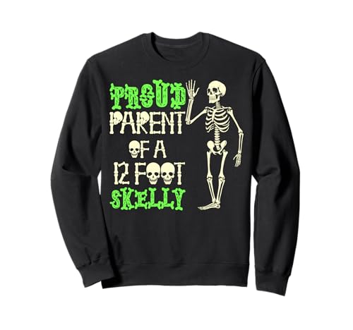 Stolze Eltern eines 3,6 m Skelly – Halloween Sweatshirt von Halloween Clothing & Costumes