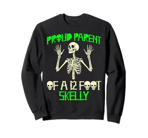 Stolze Eltern eines 3,6 m Skelly – Halloween Sweatshirt von Halloween Clothing & Costumes
